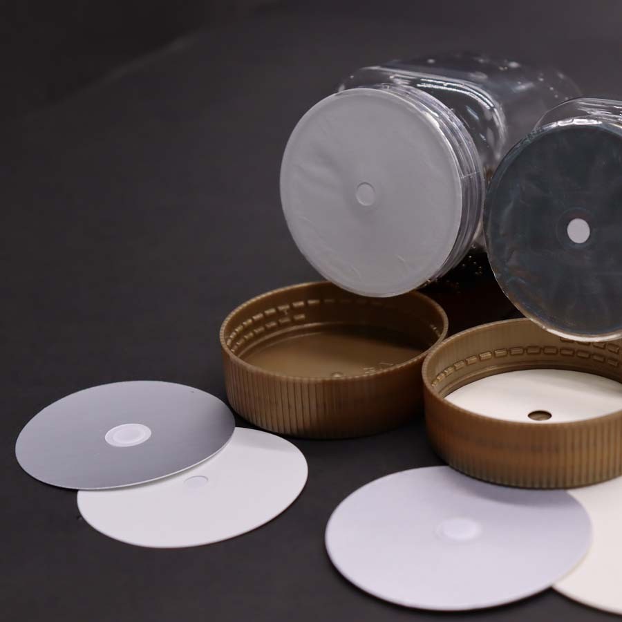 Aluminum Foil Induction Vent Lid Seal Liner For Bottles